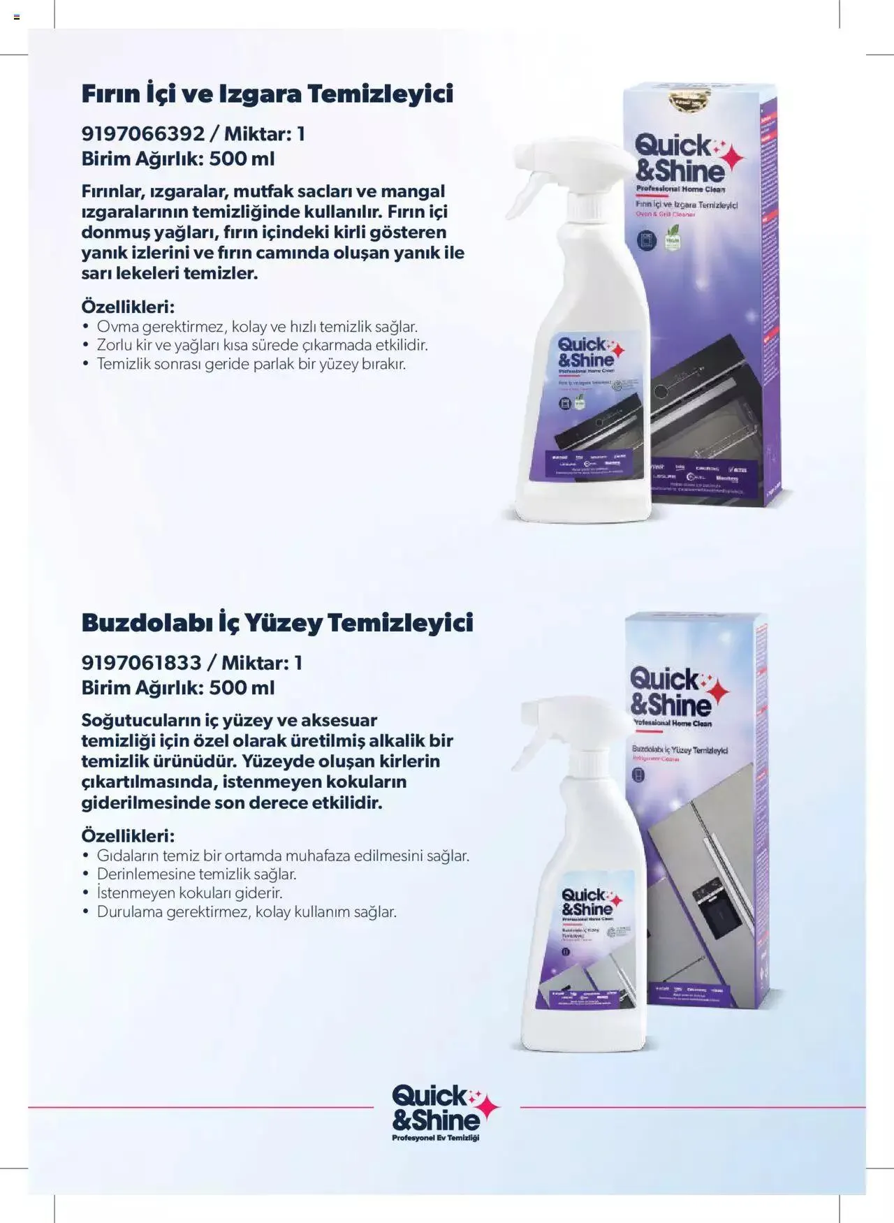 Katalog Arçelik - Quick and Shine Temizlik ve Bakım Ürünleri 7 Mart - 31 Aralık 2024 - aktüel Sayfa 5
