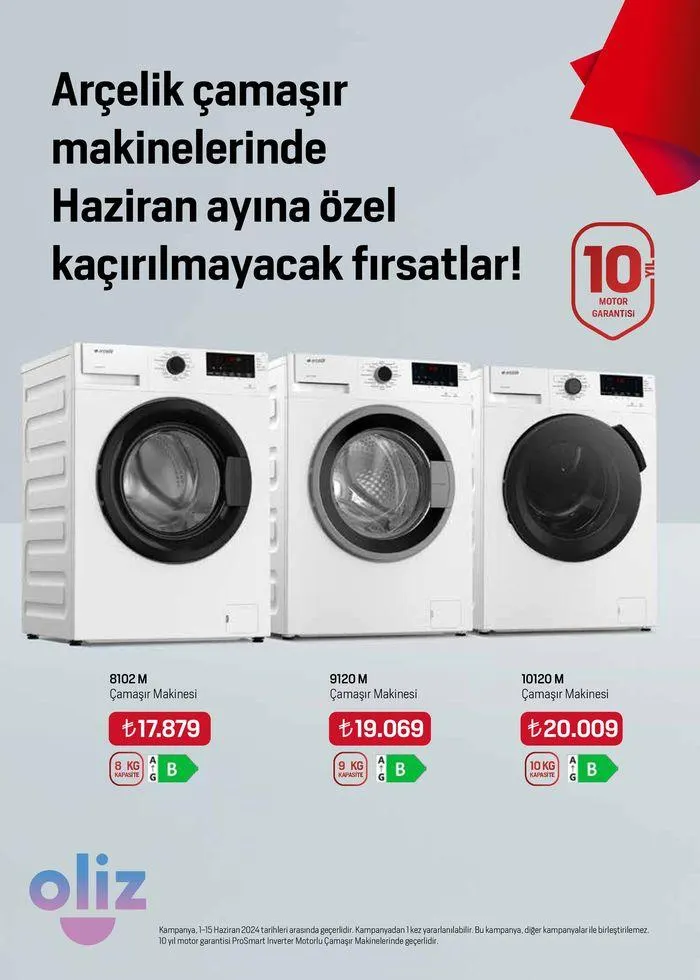 Katalog Arçelik Genel Kataloğu 1 Haziran - 15 Haziran 2024 - aktüel Sayfa 16
