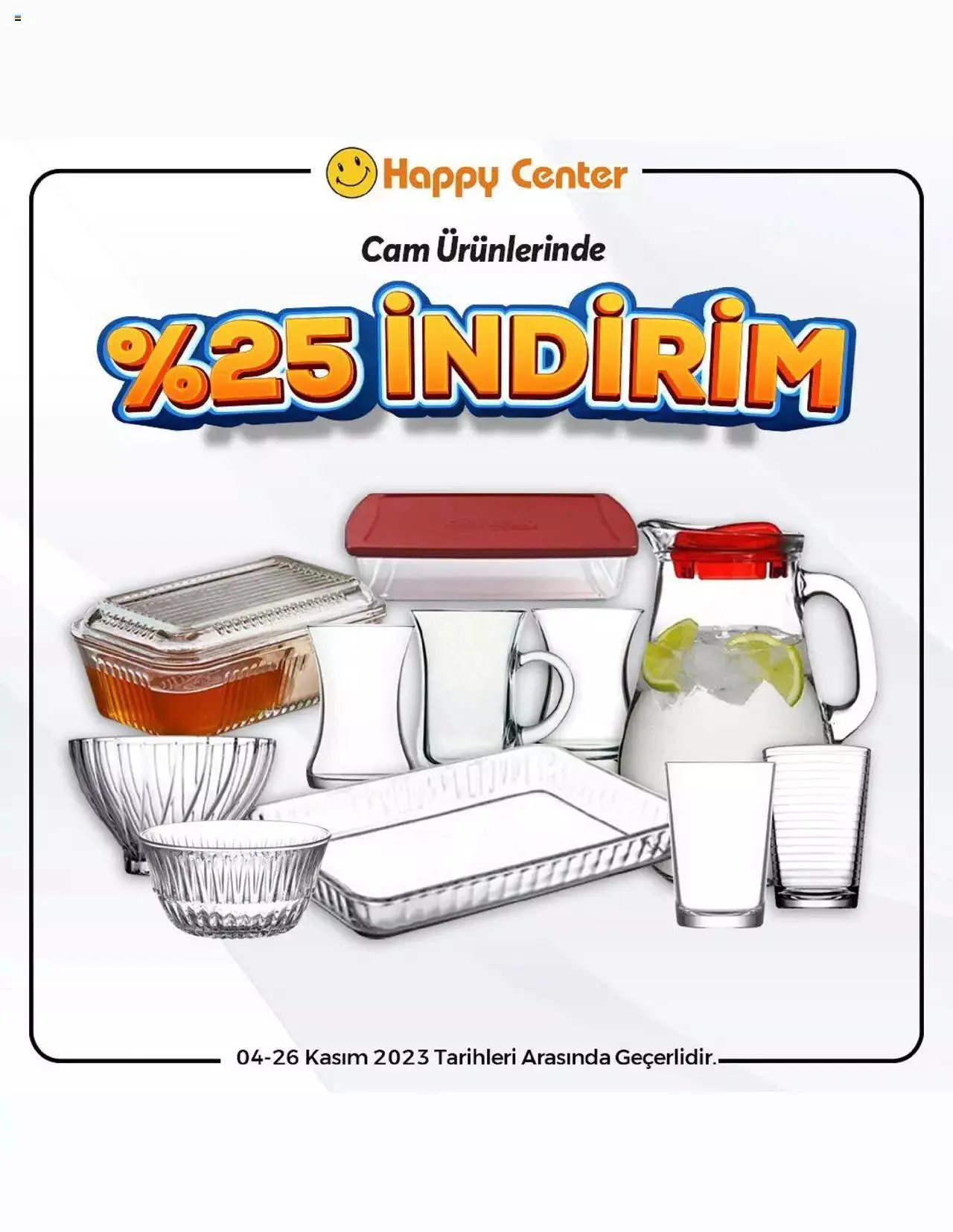 Katalog Happy Center - İndirim Bülteni 4 Kasım - 31 Aralık 2023 - aktüel Sayfa 1