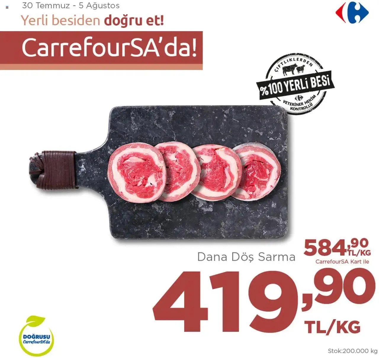 Katalog CarrefourSA Katalog 30 Temmuz - 5 Ağustos 2024 - aktüel Sayfa 3