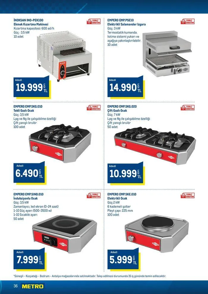 Katalog Horeca Sezona Hazırlık 15 Ağustos - 22 Ağustos 2024 - aktüel Sayfa 36