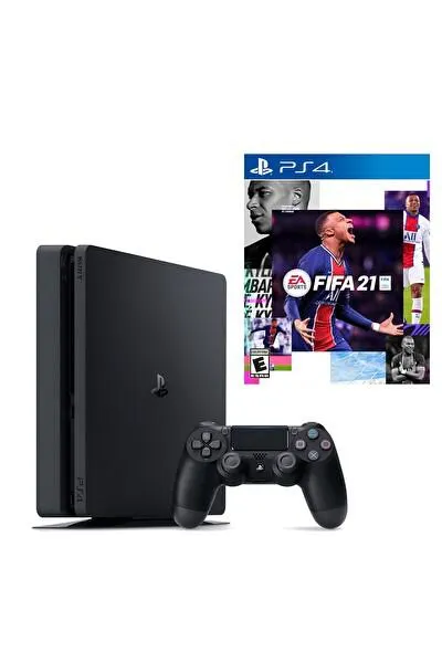 Playstation 4 Slim 500 GB Oyun Konsolu + Fifa 2021 PS4 Oyun (Eurasia Garantili)
