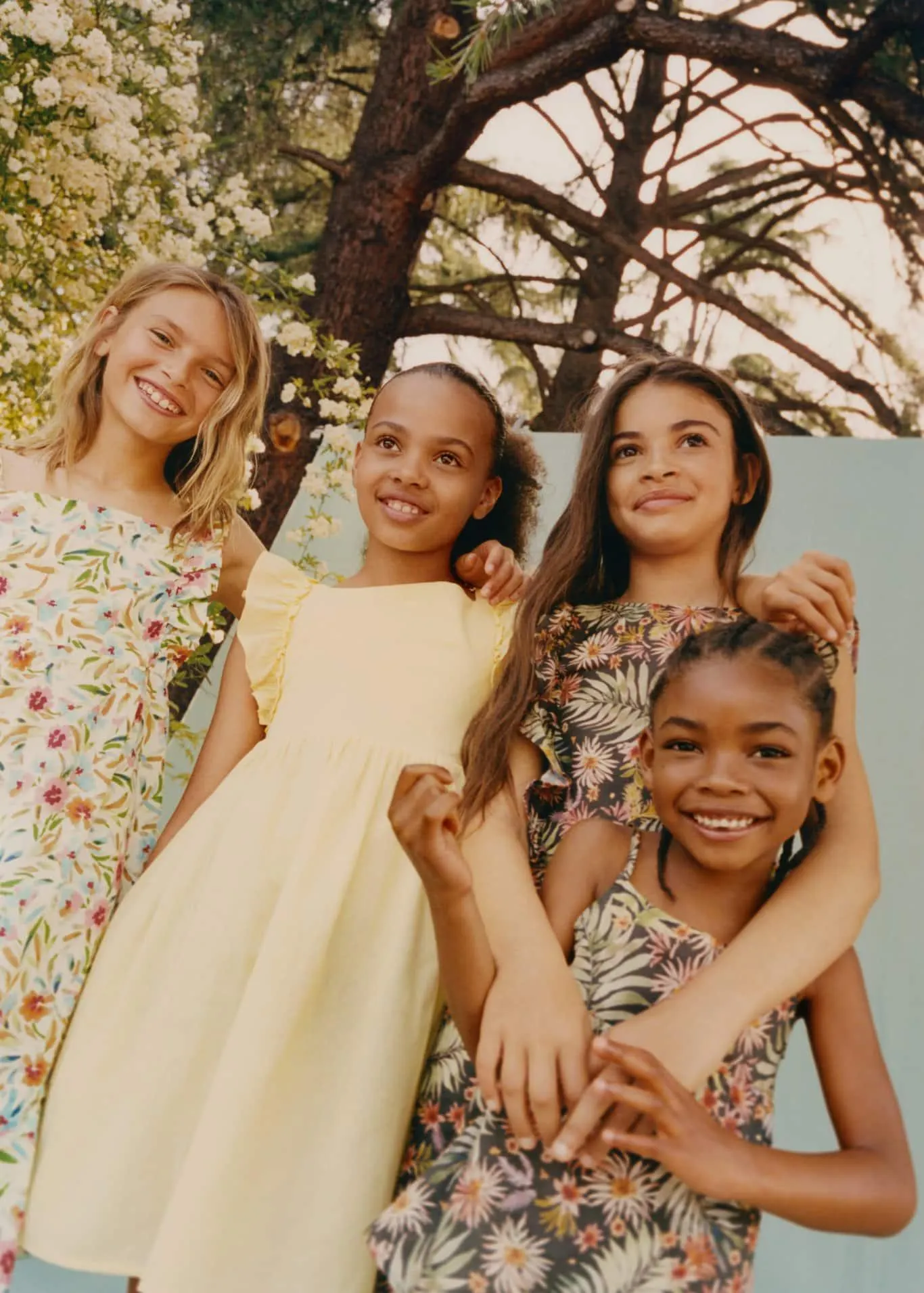 Buruşuk detaylı keten elbise