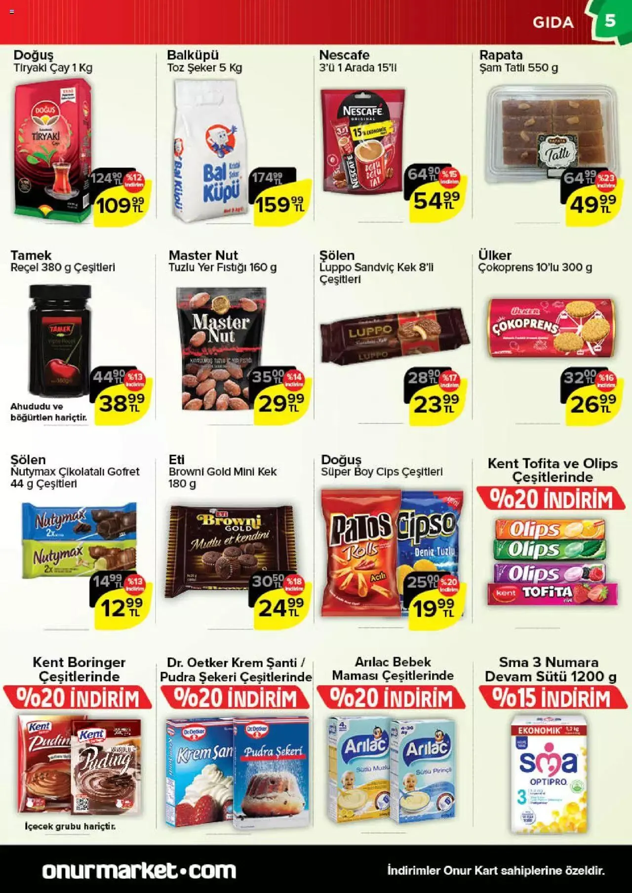 Katalog Onur Market Katalog 9 Kasım - 21 Kasım 2023 - aktüel Sayfa 5