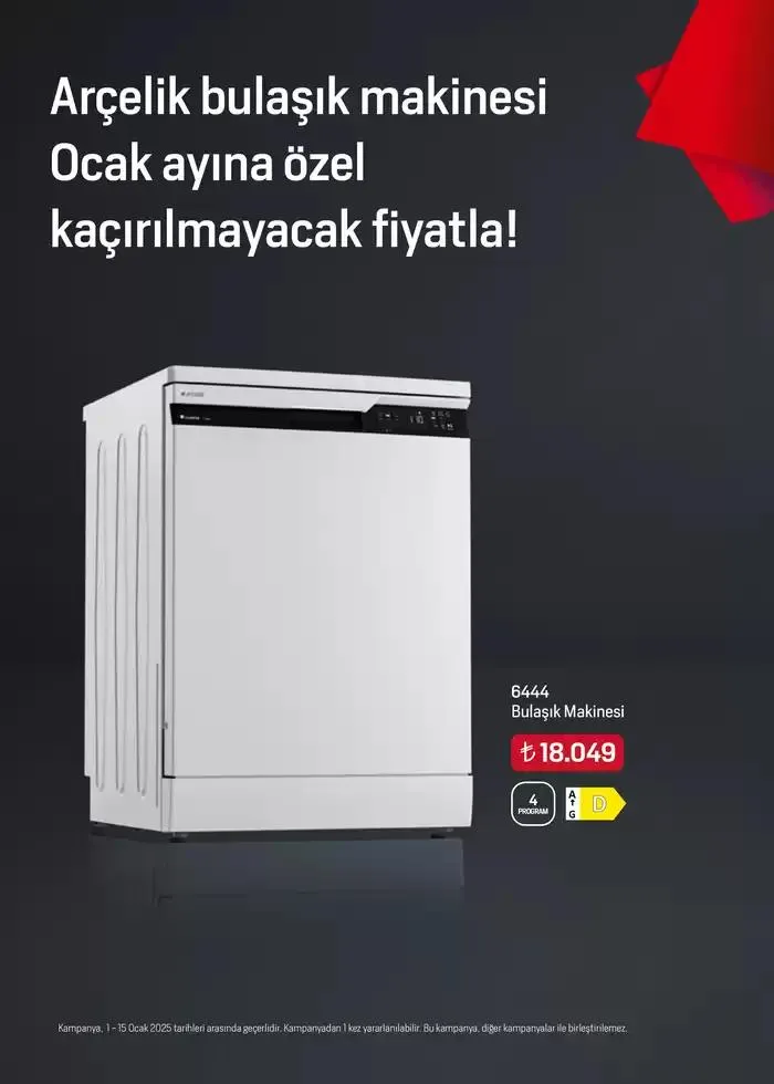 Katalog Arçelik Genel Kataloğu 7 Ocak - 15 Ocak 2025 - aktüel Sayfa 29