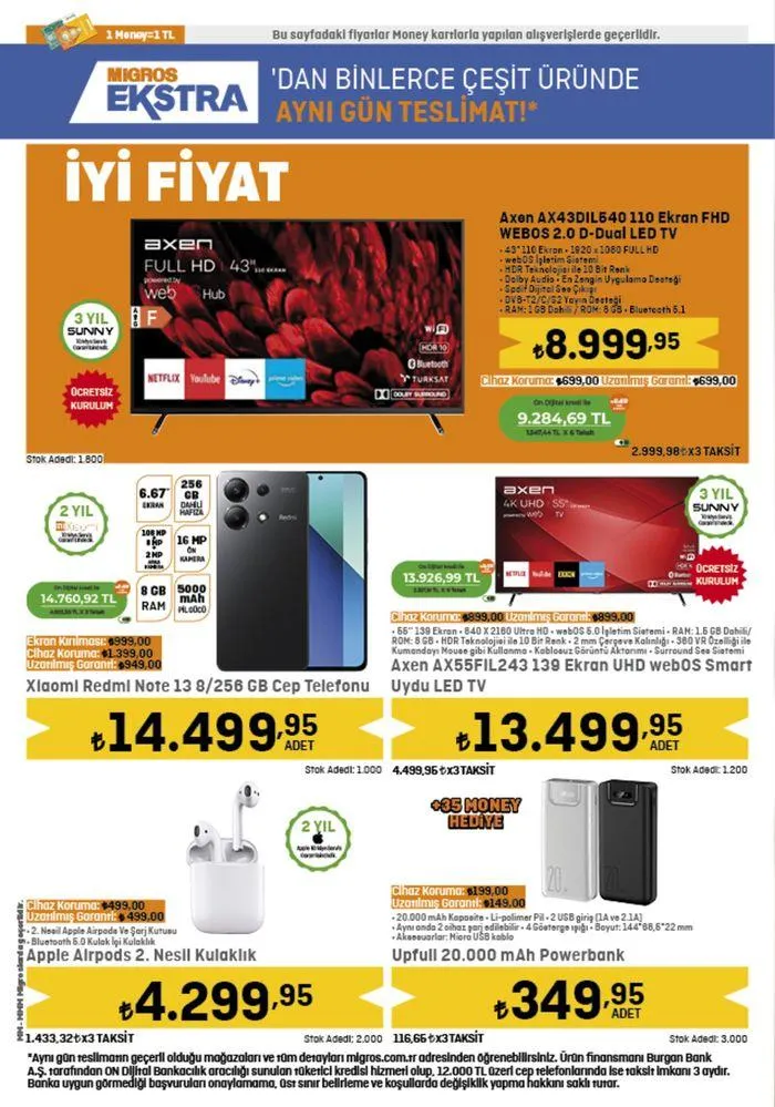 Katalog Migros katalog 29 Ağustos - 11 Eylül 2024 - aktüel Sayfa 107