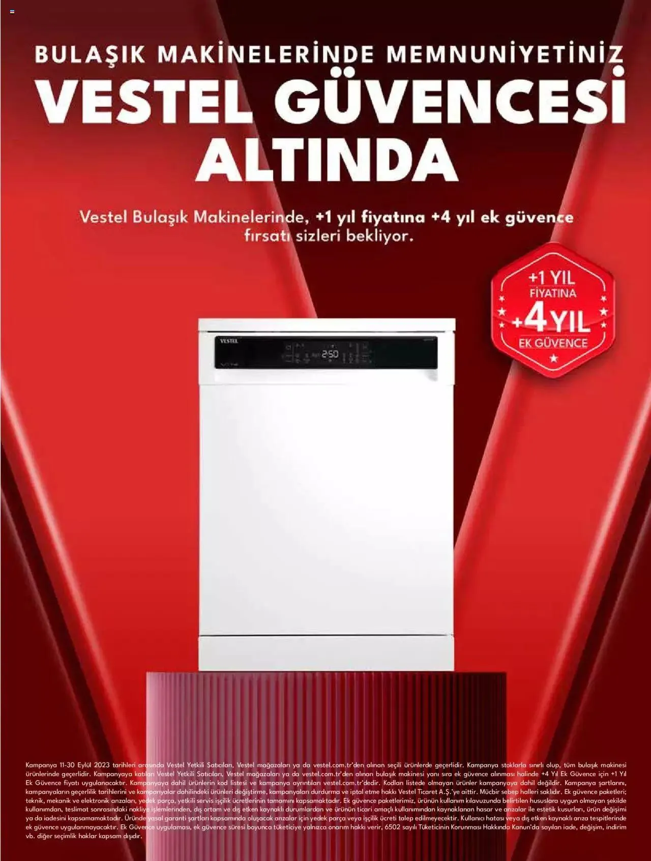 Katalog Vestel - Beyaz Eşya 5 Eylül - 30 Eylül 2023 - aktüel Sayfa 10