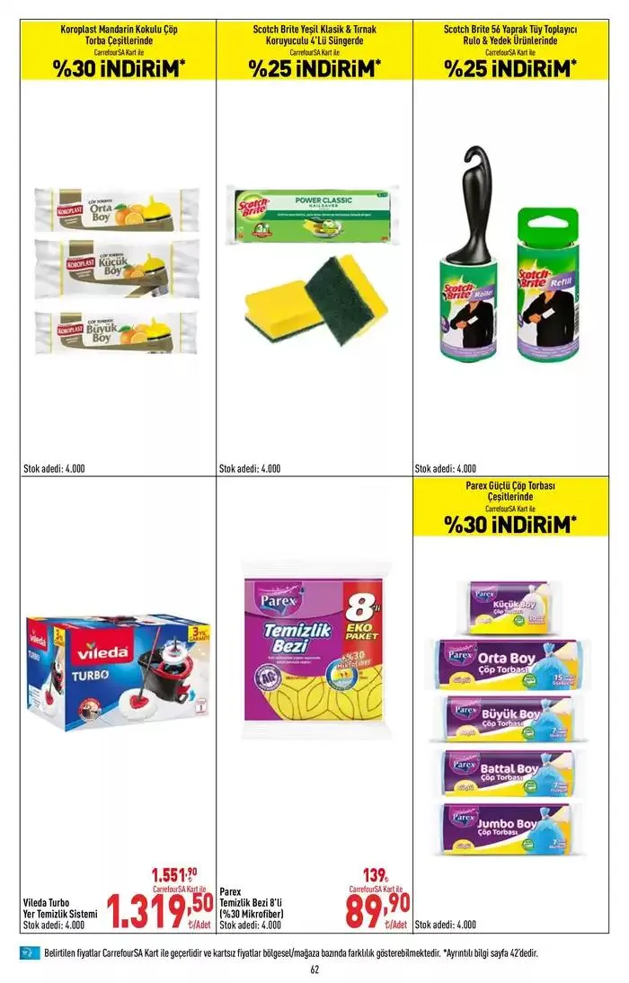 Katalog Kataloglar CarrefourSA 3 Ocak - 15 Ocak 2025 - aktüel Sayfa 62