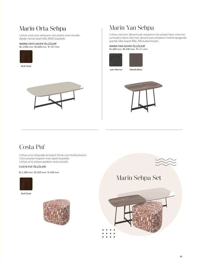 Katalog SEHPA VE PUFLAR KATALOĞU 23 Ocak - 31 Aralık 2024 - aktüel Sayfa 11