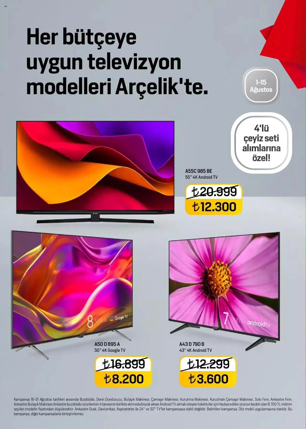 Katalog Arçelik Katalog 16 Ağustos - 31 Ağustos 2023 - aktüel Sayfa 88