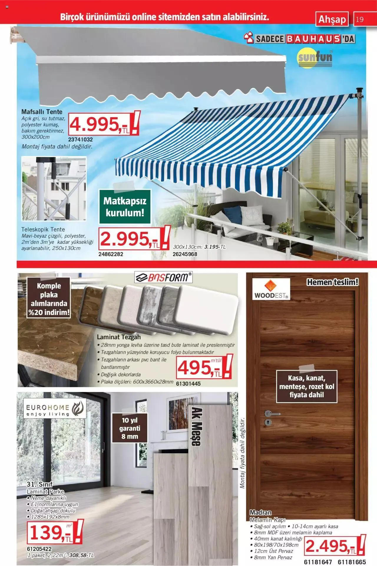 Katalog Bauhaus Katalog 1 Ağustos - 1 Eylül 2023 - aktüel Sayfa 19