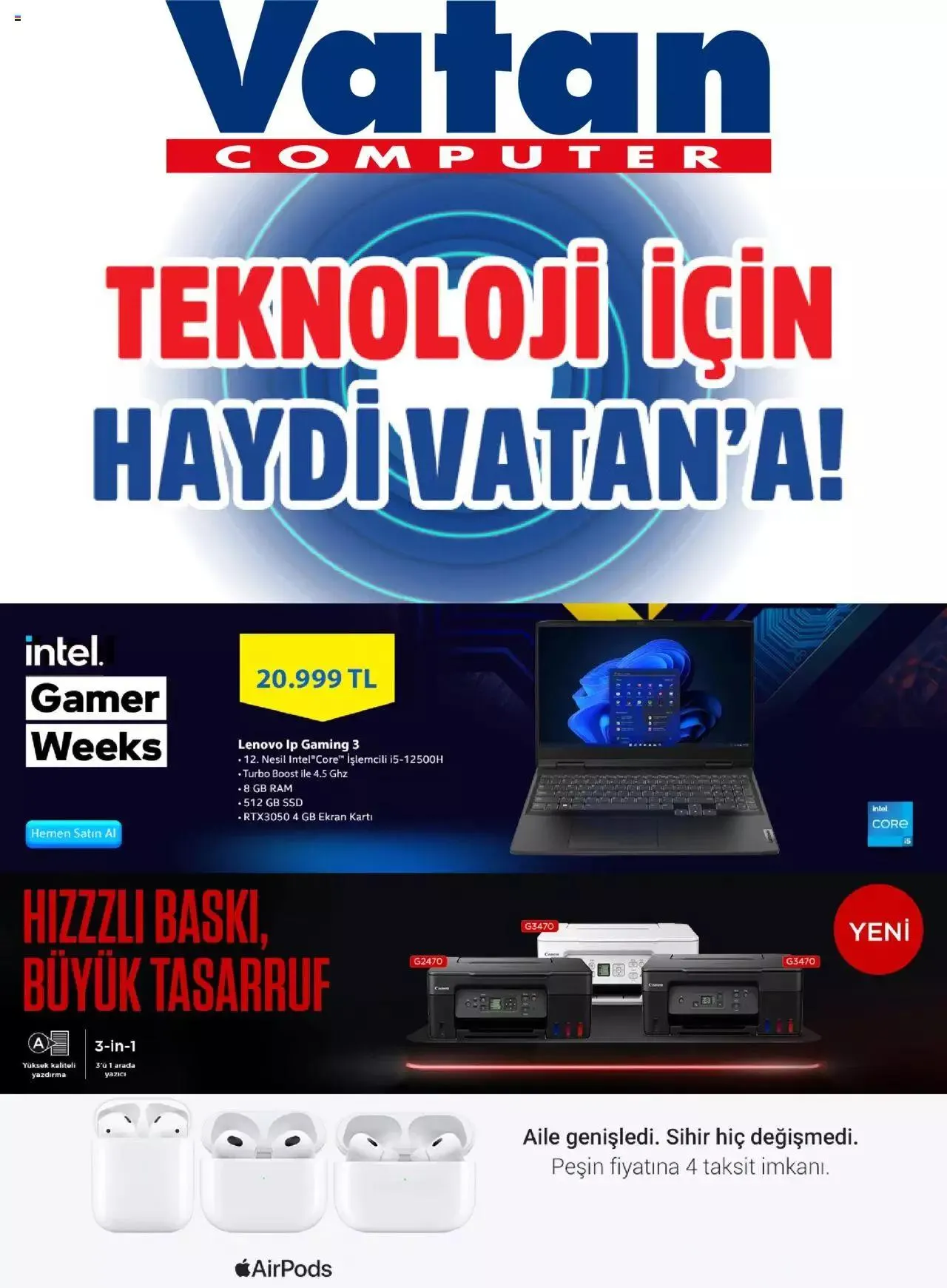 Katalog Vatan Bilgisayar Indirim 1 Haziran - 31 Aralık 2023 - aktüel Sayfa 1