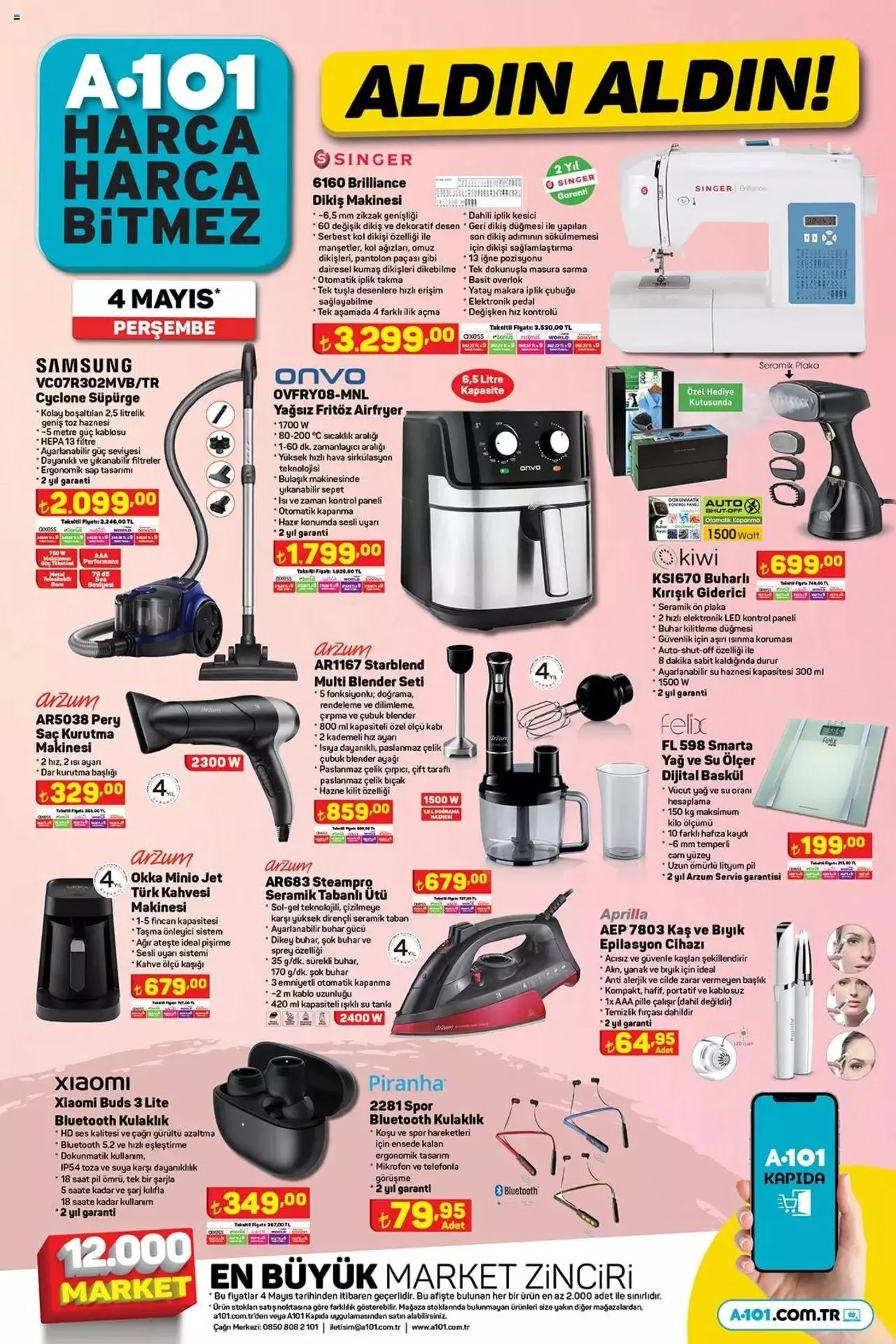 Katalog A101 Katalog - Aldin Aldin! 4 Mayıs - 31 Aralık 2023 - aktüel Sayfa 3