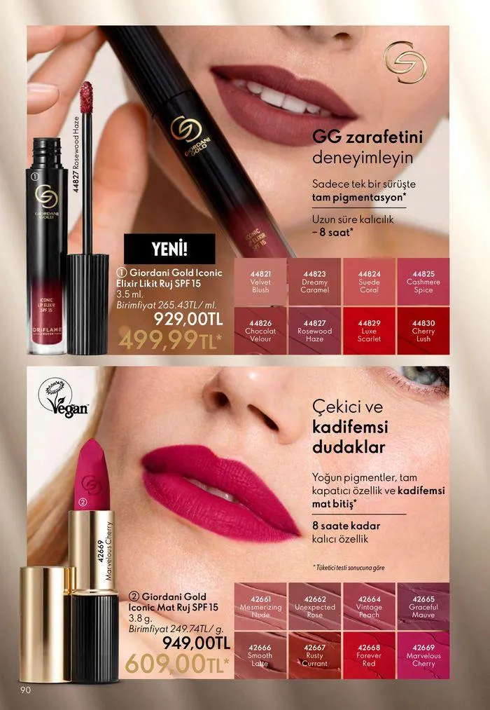 Katalog Oriflame katalog 1 Ağustos - 15 Ağustos 2024 - aktüel Sayfa 90