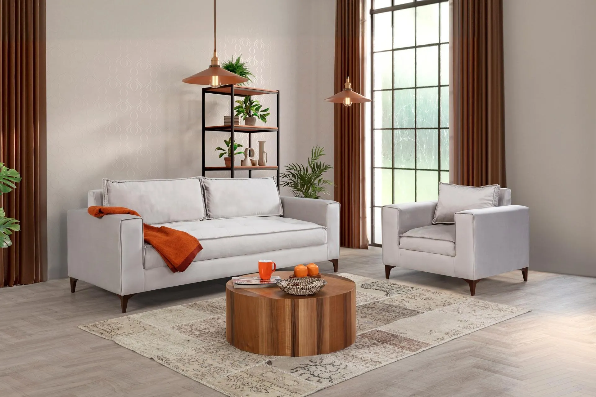 COSMO KOLTUK TAKIMI, KREM (PL3-1114)