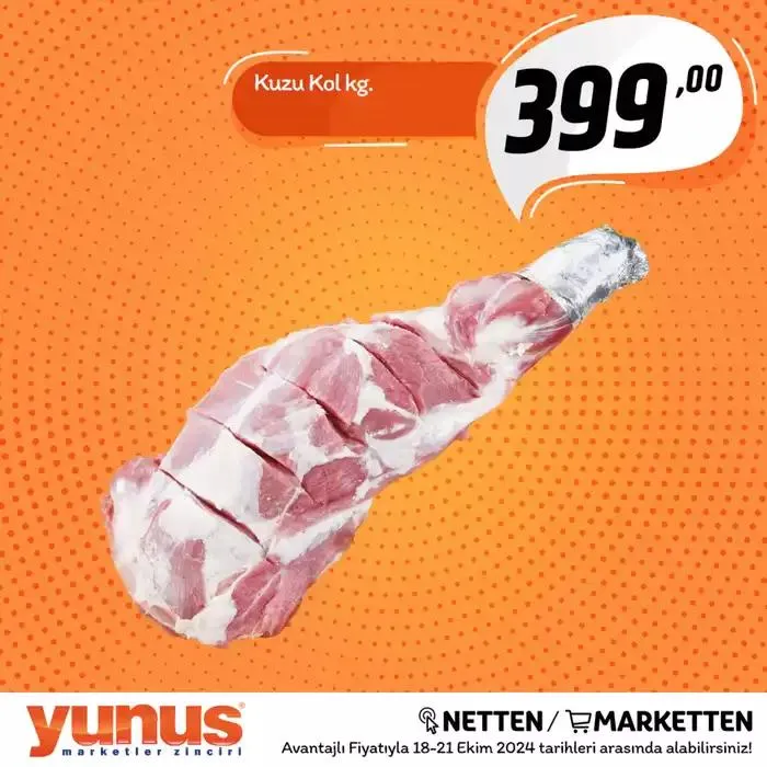 Katalog Yunus Market katalog 24 Ekim - 7 Kasım 2024 - aktüel Sayfa 7