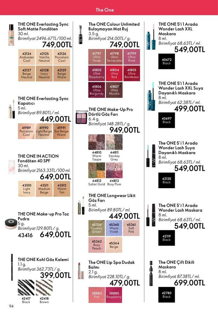 Katalog Oriflame katalog 1 Ağustos - 15 Ağustos 2024 - aktüel Sayfa 94