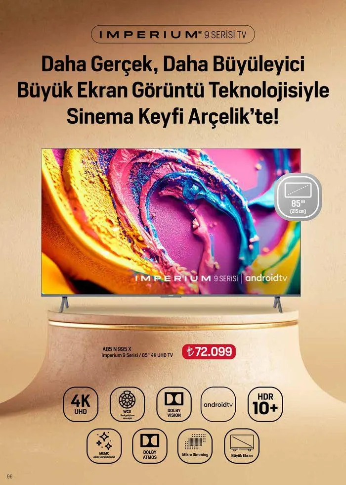 Katalog Arçelik Genel Kataloğu 1 Haziran - 15 Haziran 2024 - aktüel Sayfa 96