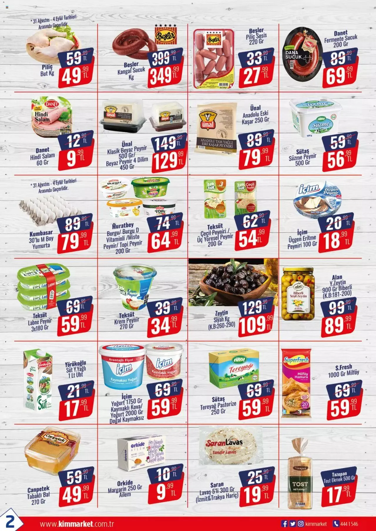 Katalog Kim Market - Marmara 31 Ağustos - 15 Eylül 2023 - aktüel Sayfa 2
