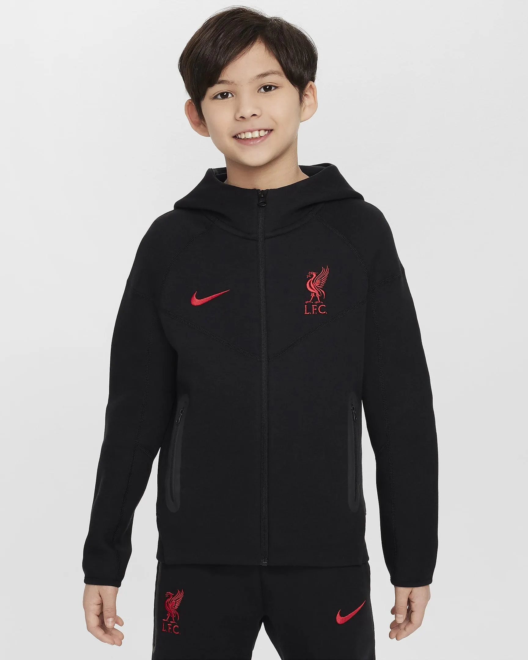 Older Kids' (Boys') Nike Football Full-Zip Hoodie