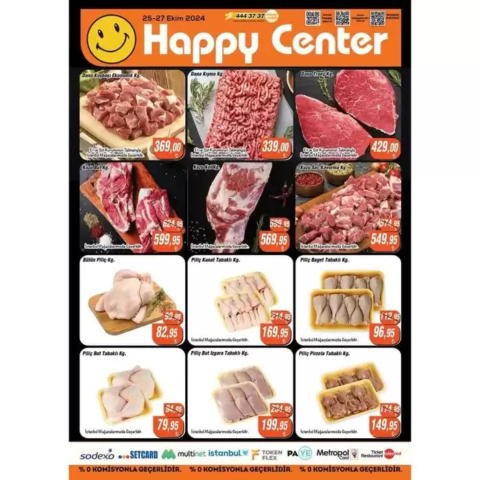 Katalog Happy Center katalog 25 Ekim - 8 Kasım 2024 - aktüel Sayfa 1