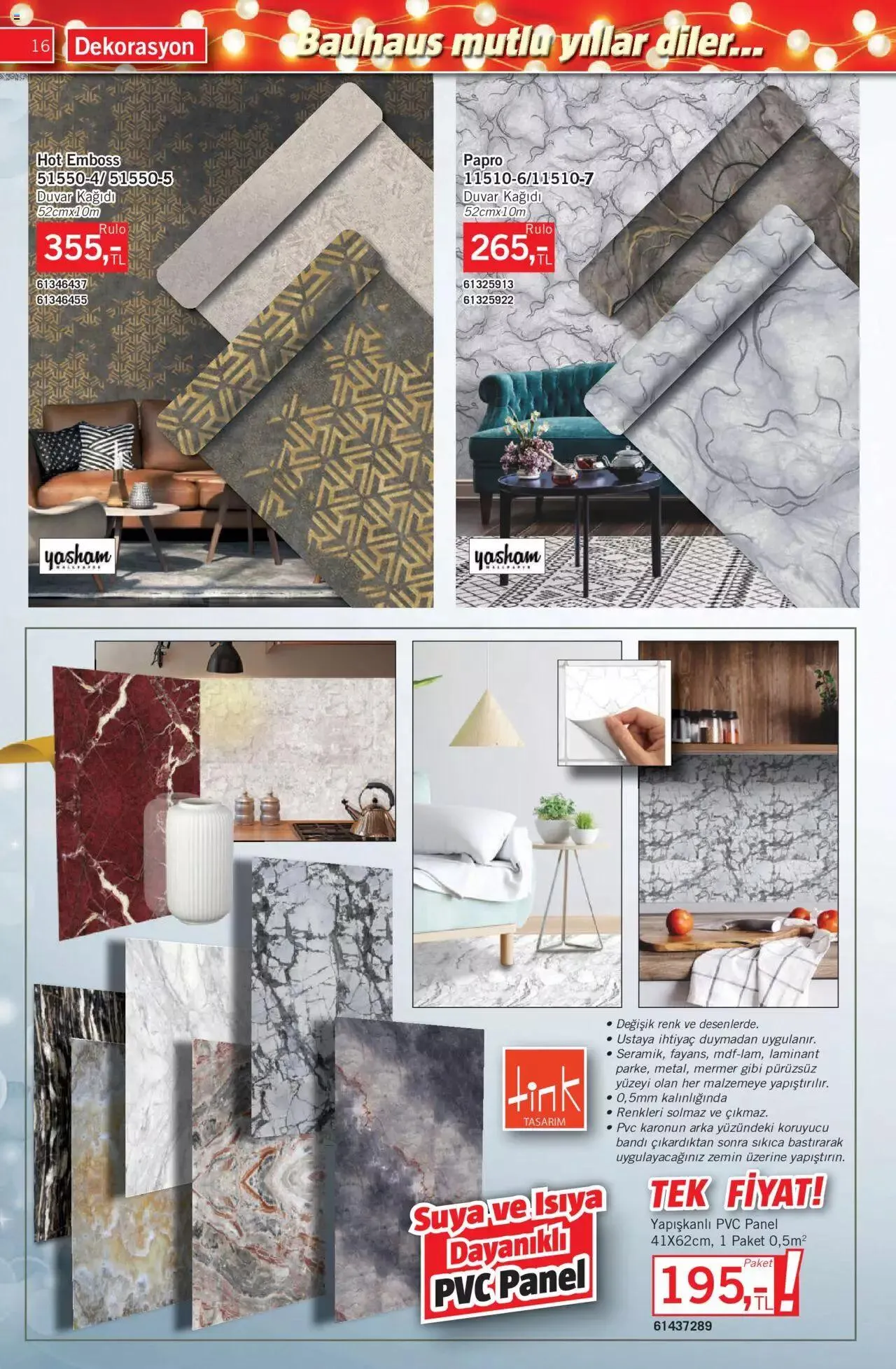 Katalog Bauhaus Katalog 2 Aralık - 5 Ocak 2024 - aktüel Sayfa 16