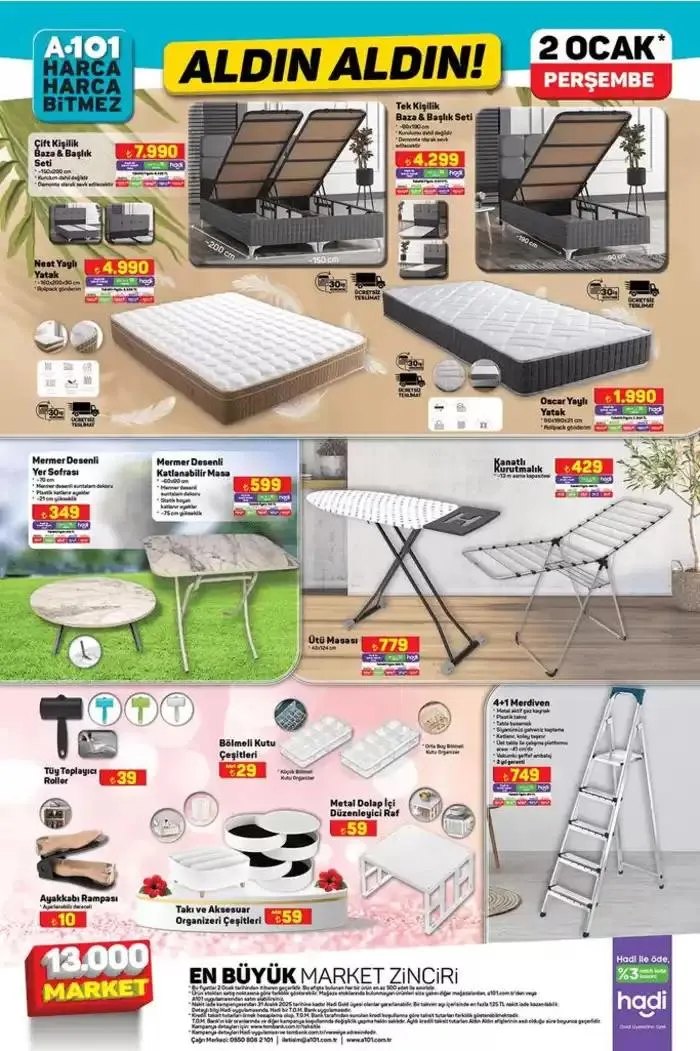 Katalog A101 2 Ocak Aldın Aldın Kataloğu 28 Aralık - 11 Ocak 2025 - aktüel Sayfa 4