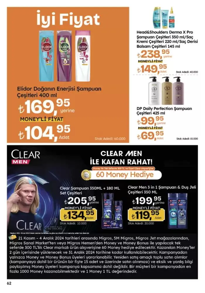 Katalog Şimdi fırsatlarımızla tasarruf edin 21 Kasım - 4 Aralık 2024 - aktüel Sayfa 62