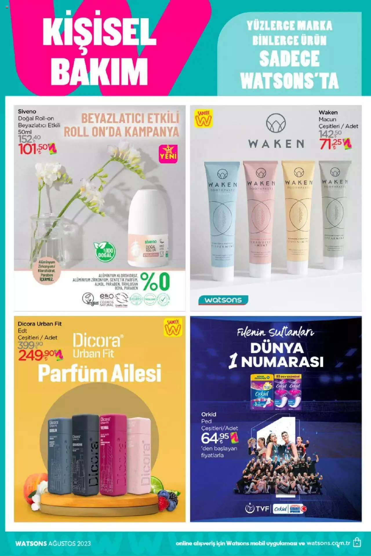 Katalog Watsons Katalog 9 Ağustos - 3 Eylül 2023 - aktüel Sayfa 35