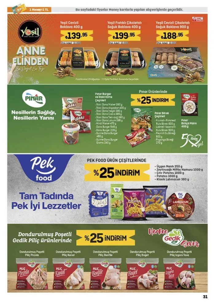 Katalog Migros katalog 29 Ağustos - 11 Eylül 2024 - aktüel Sayfa 31