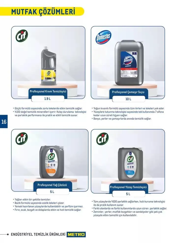 Katalog Endüstriyel Temizlik Ürünleri 7 Şubat - 31 Aralık 2025 - aktüel Sayfa 16