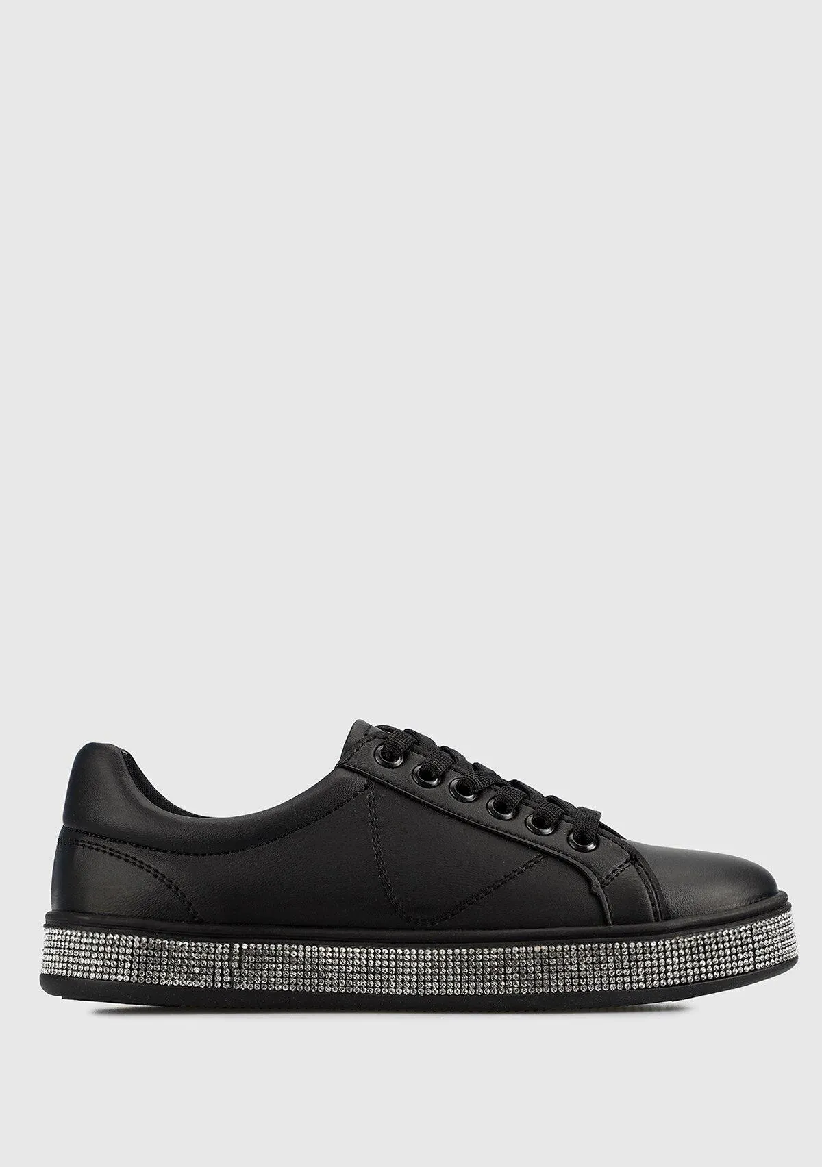 Provoq Siyah Kadın Ayakkabı