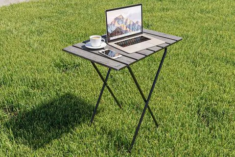 BİNO KATLANIR BAHÇE MASASI, FÜME (BN7-143)