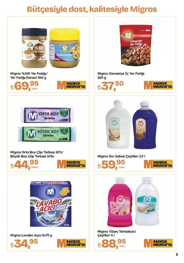 Katalog Migros katalog 25 Ekim - 8 Kasım 2024 - aktüel Sayfa 5