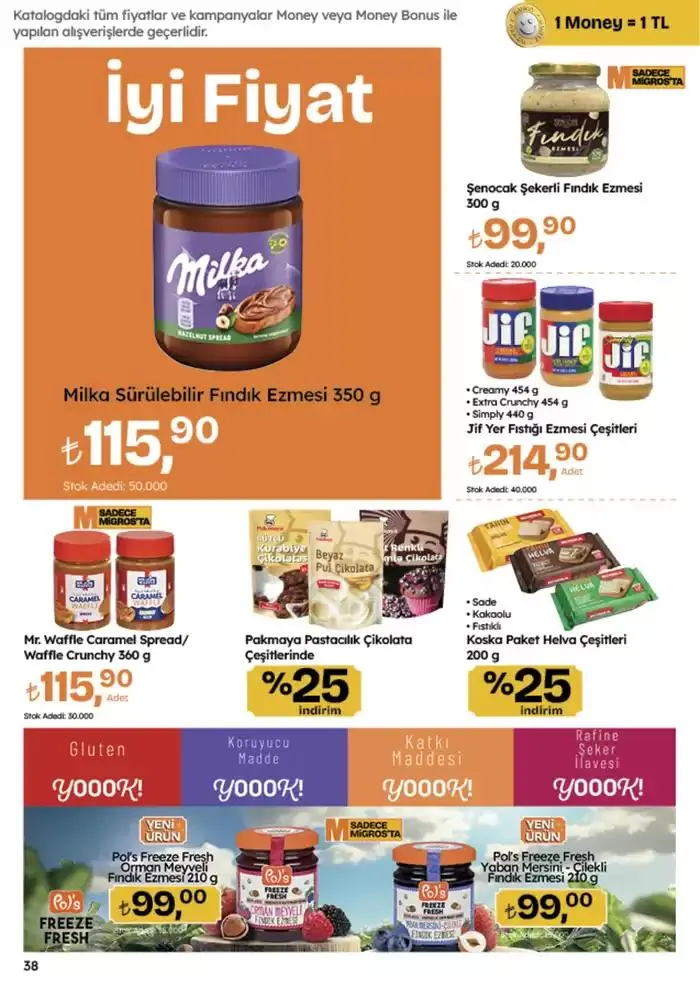 Katalog Migros katalog 25 Ekim - 8 Kasım 2024 - aktüel Sayfa 38