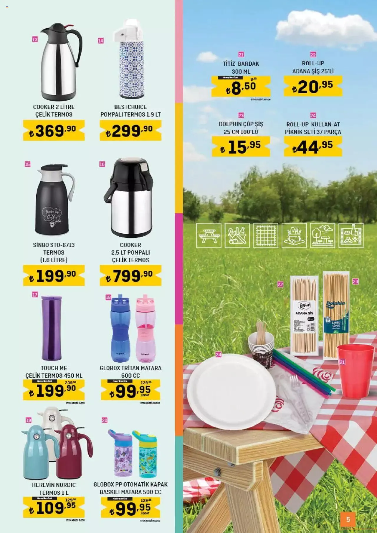 Katalog Migros Katalog - Güncel Bahçe-Piknik 14 Nisan - 31 Ağustos 2023 - aktüel Sayfa 5