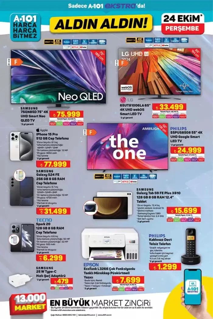 Katalog A101 24 Ekim Aldın Aldın Kataloğu 24 Ekim - 7 Kasım 2024 - aktüel Sayfa 4