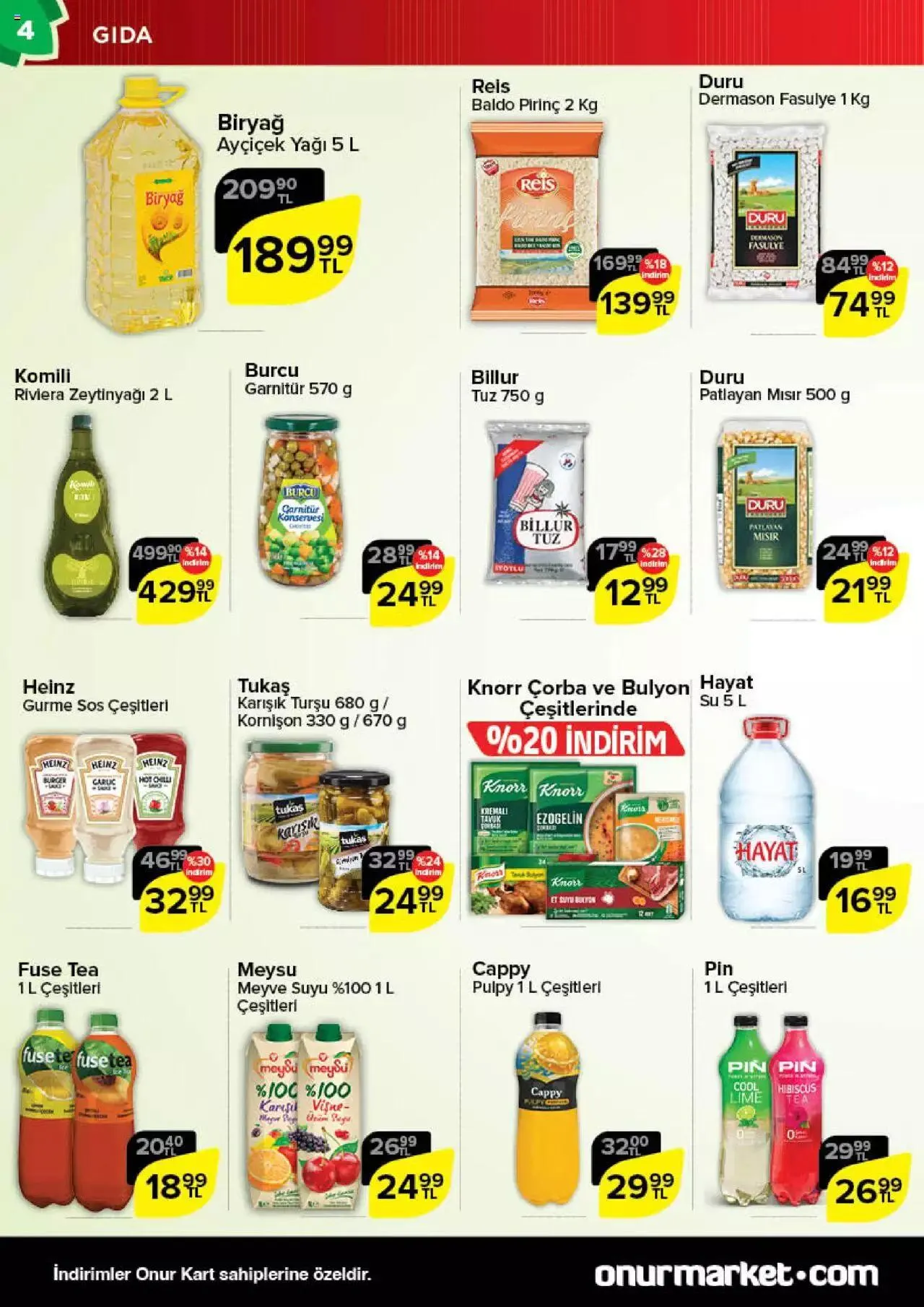 Katalog Onur Market Katalog 9 Kasım - 21 Kasım 2023 - aktüel Sayfa 4