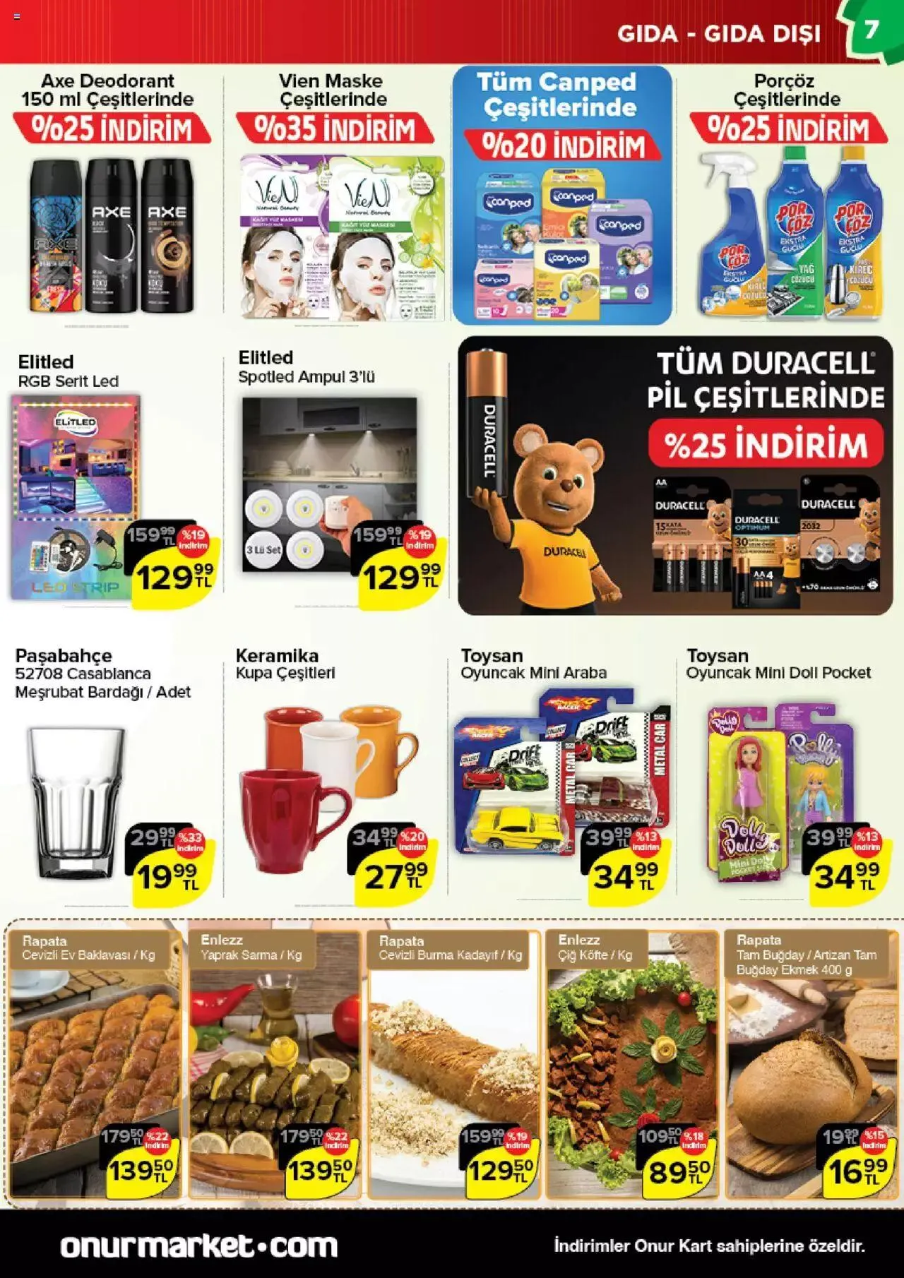 Katalog Onur Market Katalog 28 Eylül - 10 Ekim 2023 - aktüel Sayfa 7