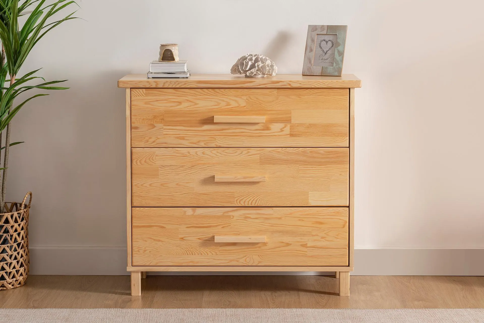 RANCH 3 ÇEKMECELİ AHŞAP ŞİFONYER (WT4-271)