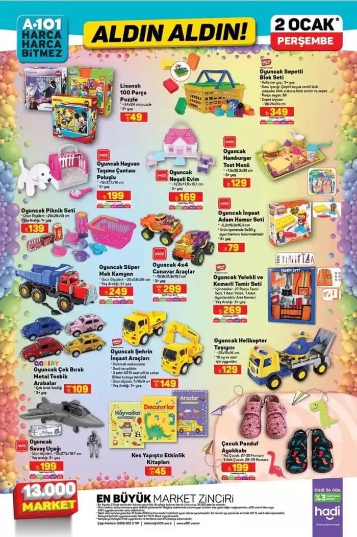 Katalog A101 2 Ocak Aldın Aldın Kataloğu 28 Aralık - 11 Ocak 2025 - aktüel Sayfa 5