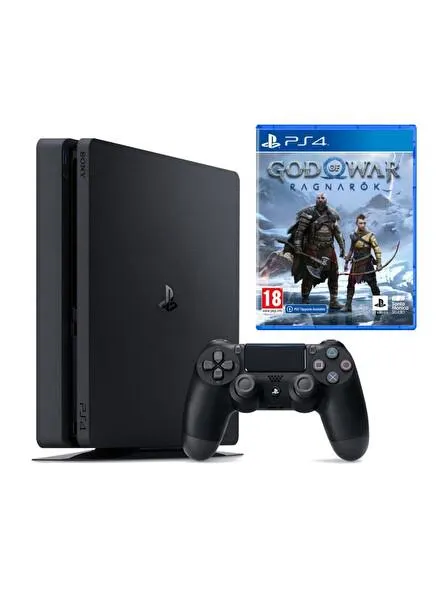Playstation 4 Slim 500 GB Oyun Konsolu + God Of War Ragnarok PS4 Oyun (İthalatçı Garantili)