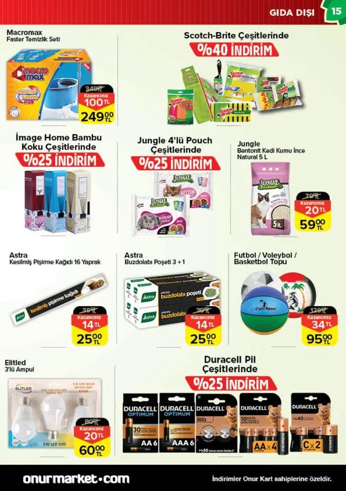 Katalog Onur Market Katalog 18 Temmuz - 1 Ağustos 2024 - aktüel Sayfa 15