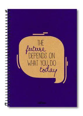 Le Color Eco Kraft Spiralli Defter A-4 120 Yaprak Düz 2015074-3