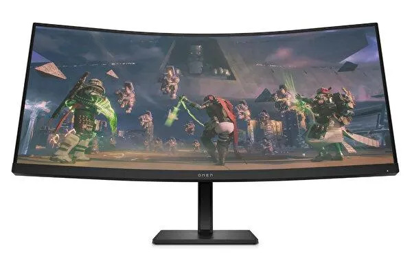 OMEN 34C 780K8E9 34" 165 Hz 1 MS (HDMI-Display) FreeSync Premium WQHD LED Curved Oyuncu Monitörü