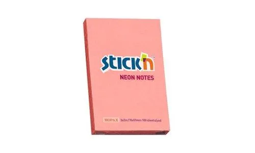 Hopax Not Kağıdı Stickn 76x51 Neon Pembe 100 Yaprak