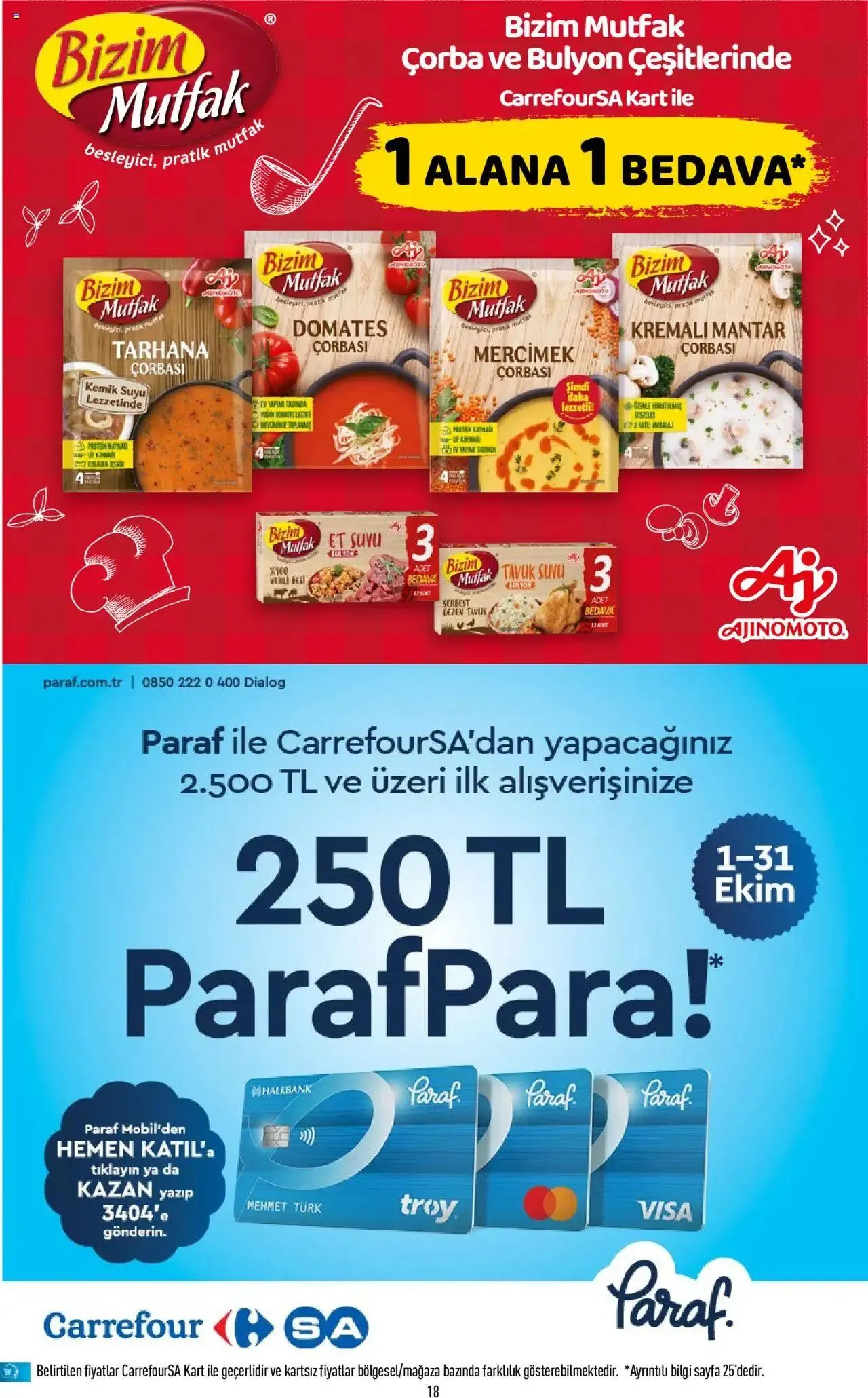 Katalog CarrefourSA Katalog 10 Ekim - 23 Ekim 2024 - aktüel Sayfa 18