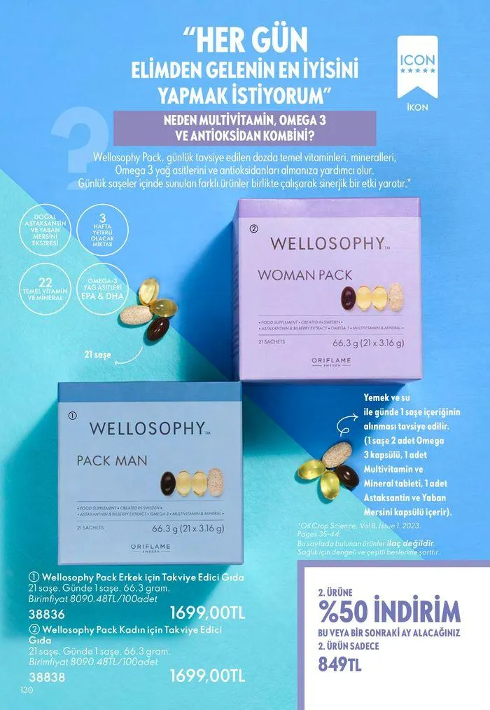 Katalog Oriflame katalog 1 Ağustos - 15 Ağustos 2024 - aktüel Sayfa 130