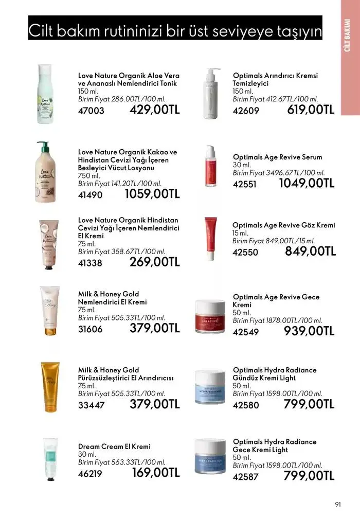 Katalog Oriflame katalog 1 Şubat - 15 Şubat 2025 - aktüel Sayfa 91