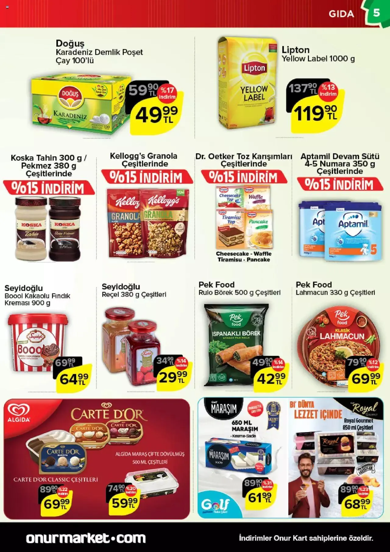 Katalog Onur Market Katalog 31 Ağustos - 12 Eylül 2023 - aktüel Sayfa 5